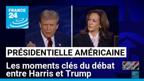 Présidentielle américaine : les moments clés du débat entre Kamala Harris et Donald Trump